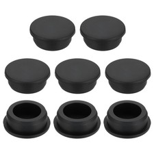 8Pcs Silicone Hole Plug 36.3mm Black High Temp t Type Rubber Stoppers