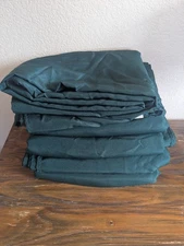 Hunter Green Rectangular Tablecloths 60 x 126 Inch for 8ft tables