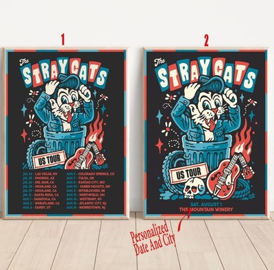 Stray Cats Announce 2026 Tour Poster