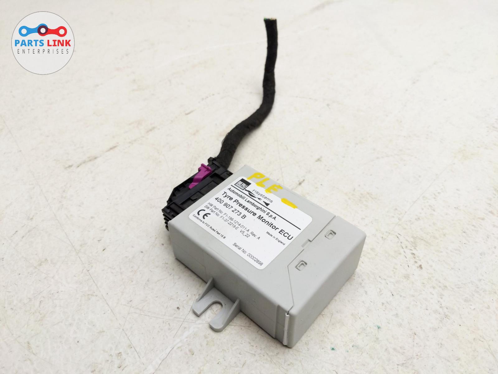 2010-2014 LAMBORGHINI GALLARDO TPMS TIRE PRESSURE CONTROL MODULE HARNESS LP550