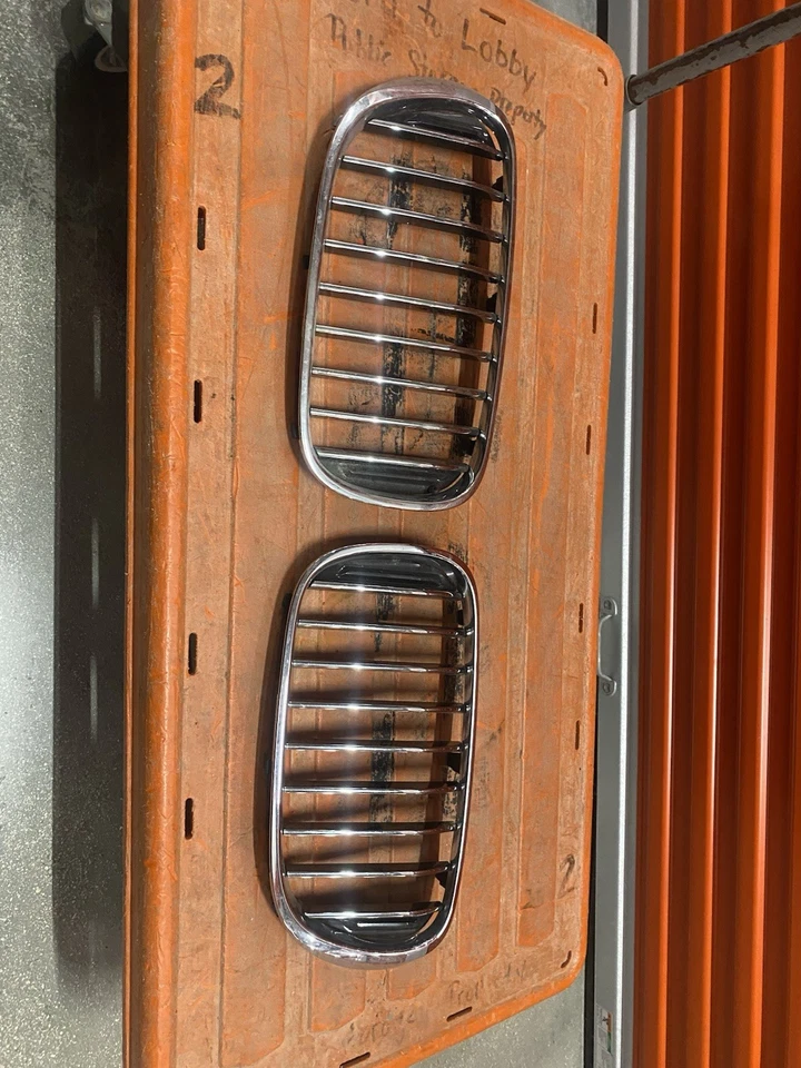 BMW G12 740i 750i 2016-19 parrillas delanteras izquierda y derecha cromadas conjunto nuevo sin caja Foto 2 de 4