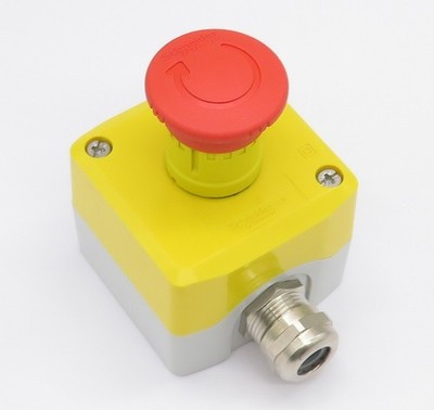 Komplettgehäuse Schneider Electric XALK Aufbaugehäuse Pilztaster Not-Aus 2Ö 2NC