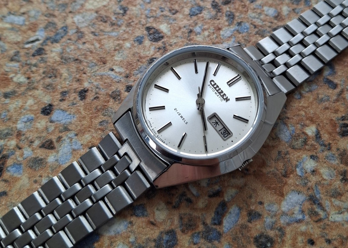 Vintage Citizen 21 Jewels Automatic 8200 Kanji August 1977 | eBay