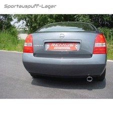 Remus Sportauspuff für Nissan Primera Typ P12 Limo 1.8 92x78mm viereckig