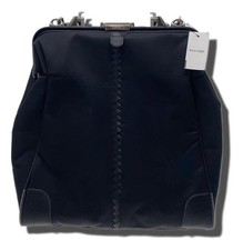 youta Shoulder Bag Nylon Black Authentic Men D:5.51 H:14.57 W:12.99 8562