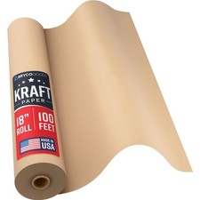 Kraft Packing Paper Roll Brown Craft Paper for Arts Crafts Shipping 18x1200