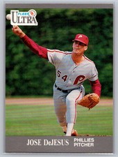 Jose DeJesus 1991 Ultra #261 Philadelphia Phillies - Free Shipping