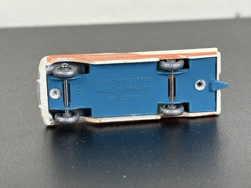 Matchbox No. 75A Ford Thunderbird - BRAND NEW - rare mid- blue base SPW - D box - Picture 11 of 16