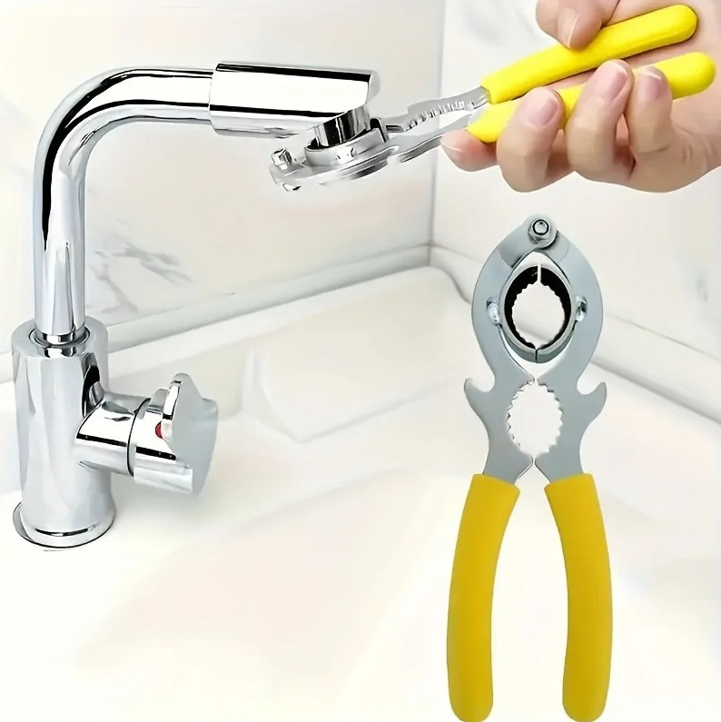 3 In 1 Faucet Aerator Wrench Pliers Bottle Opener Tool