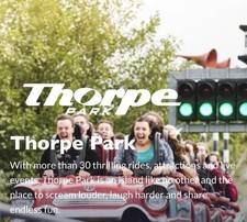 Thorpe Park Tickets Any Day Available