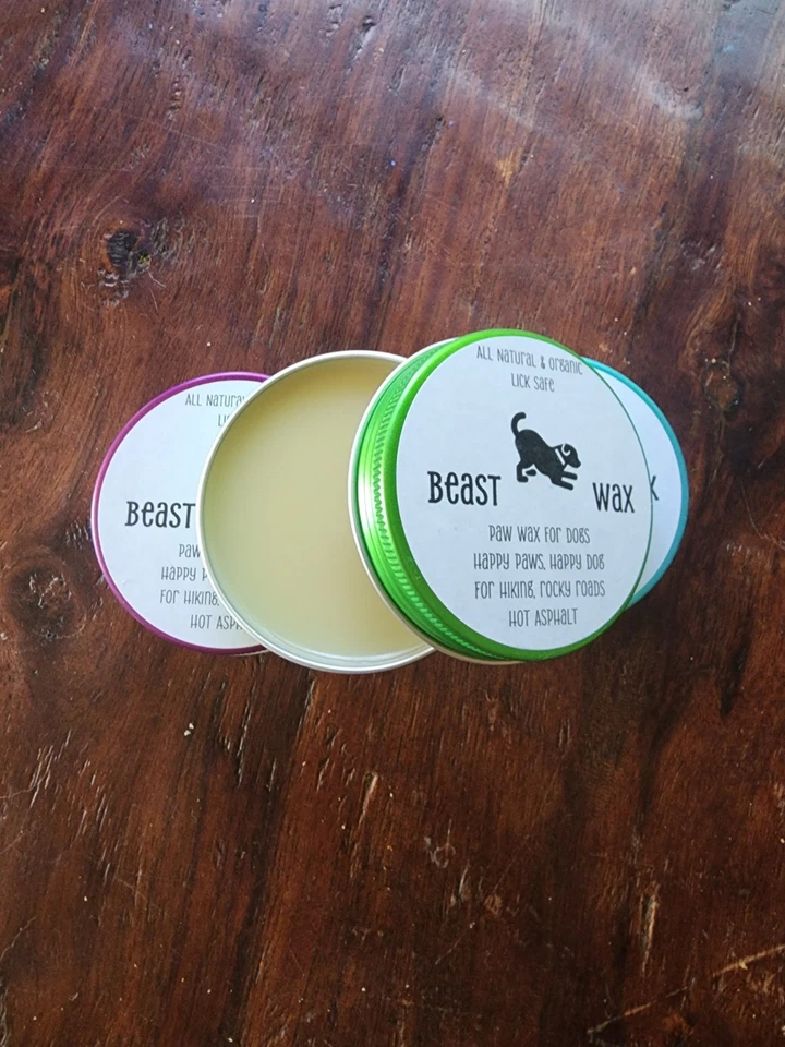 Protección natural para patas de perro con cera de bestia 2 oz para senderismo, actividades al aire libre Foto 4 de 4