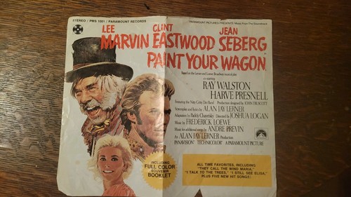1969 Paint Your Wagon Movie Soundtrack INSERT ONLY - Clint Eastwood