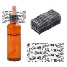 Shrink Bands 2 x 1 Inch, Clear 300 Pcs Perforated Shrink Wrap for Bottles