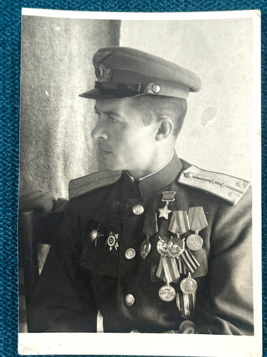 photo hero of the soviet union pilot ussr officer soviet army WWII