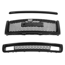 For 2007-13 Gmc Sierra 1500 Denali Pickup Upper Lower Grille Hood Molding Trim