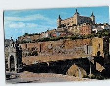Postcard Bridge of Alcantara & Alcazar Toledo Spain