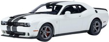 AUTOart 1/18 Dodge Challenger SRT Super Stock 2023 (KNUCKLE WHITE) #71766