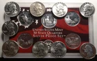 14 SILVER  WASHINGTON  QUATERS / PROOF & UNCIRCULATED