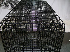 E-Z Catch # P-600 Green & White Crabs Bait Catching Trap 16 Gauge, 24 x 11 x 9 