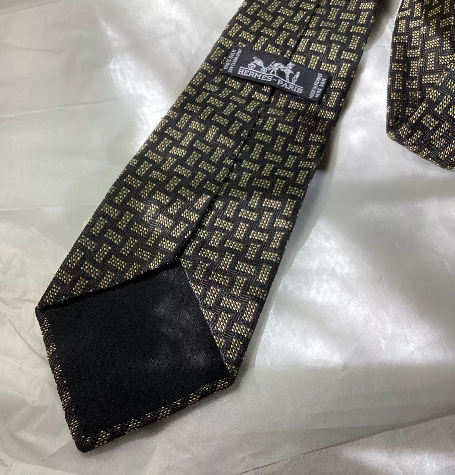 Hermes Necktie H Pattern - image 3