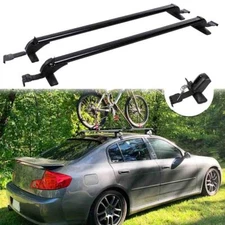 For Infiniti G35 G37 Sedan 41.3" Roof Rack Cross Bars Luggage Carrier W/Lock Alu