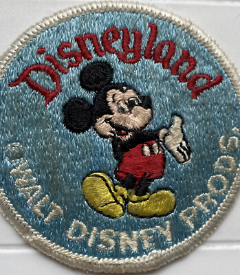 Disneyland Walt Disney Prods. Mickey Mouse Round Souvenir