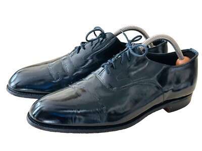 BROOKS BROTHERS ENGLISH OXFORDS BLACK PATENT LEATHER CURZON  display picture 3
