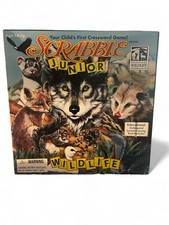 Hasbro Scrabble Junior Wildlife (Coloring Book NOT included) Ages 5 and Up