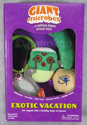 GIANT MICROBES-EXOTIC VACATION THEME BOX-Dengue Gangrene Malaria