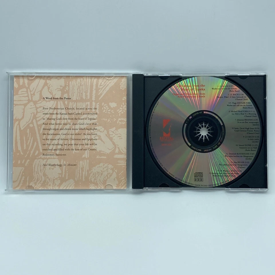 First Presbyterian Church "Christmas From the Heart of Topeka" CD OOP Holiday Foto 3 de 4