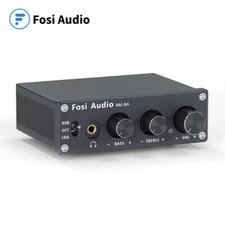Fosi Audio Q4 Headphone Amplifier Mini Stereo DAC 24-Bit 192 KHz USB for Speaker