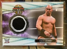 2021 Topps WWE Fabian Aichner NXT Worlds Collide Mat Relic Card MR-FA
