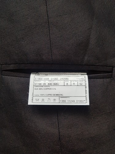 Pal Zileri Herren Anzug Weste Braun Gr: 52 - Bild 5 von 6