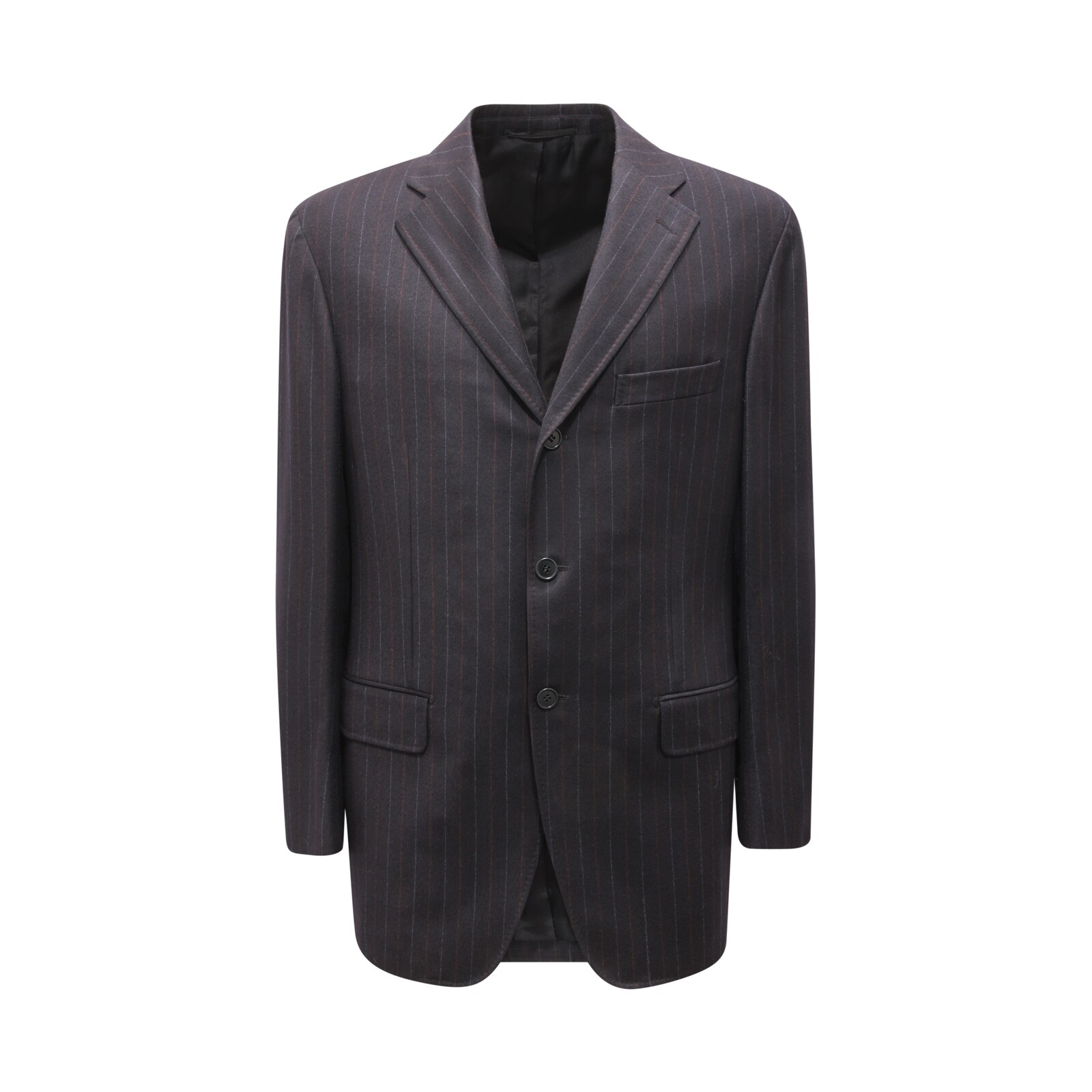 1182AU мужской шерстяной костюм abito uomo CANTARELLI в тонкую полоску синего цвета