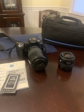 MINOLTA MAXXUM 450 SI CAMERA w/ MINOLTA AF 75-300mm LENS  AF-35-70 Lens