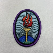 Hot Fire Flame Torch Patch T057