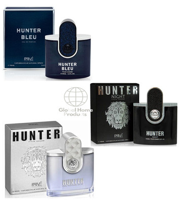 Prive Hunter Bleu Night Silver 90ml EDP Pour Homme Perfume Spray