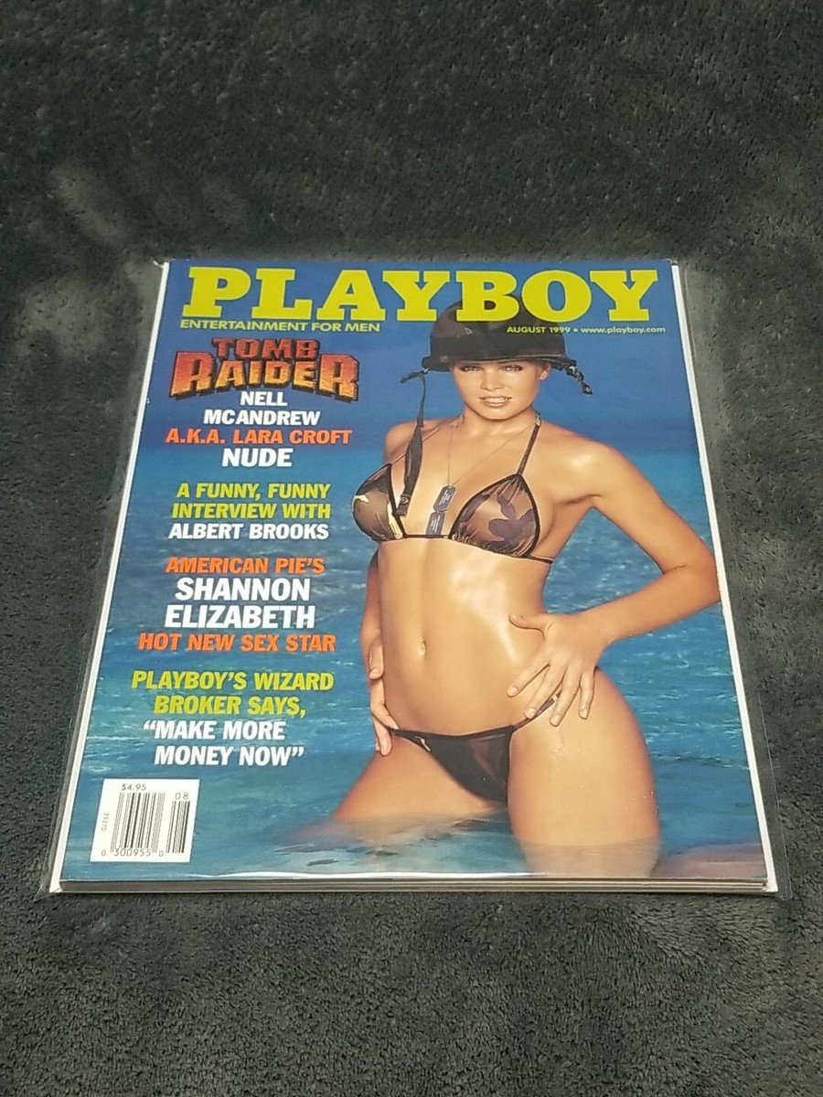 プレイボーイ　ネルマクアンドリュー PLAYBOY D 8/1999 August - Nell McAndrew als Lara Croft +