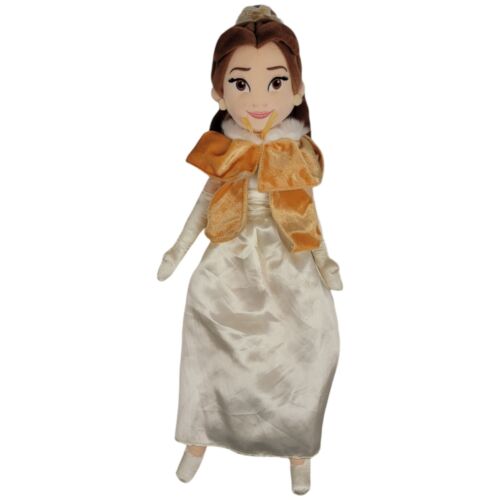 Disney Beauty and the Beast Winter Belle with Cape 20" Plush Doll - Afbeelding 1 van 4