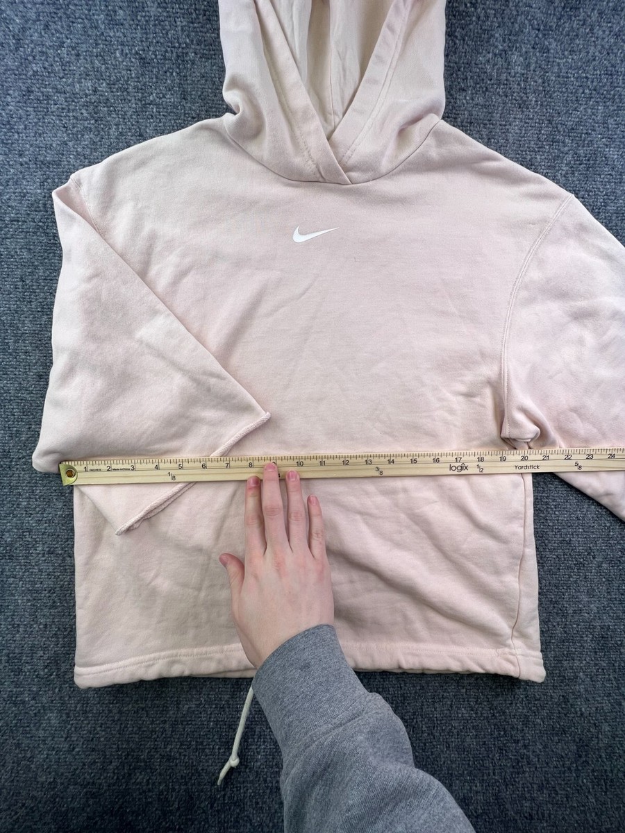 nike pale pink hoodie