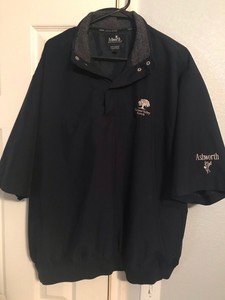 Ashworth Weather Systems Men XL Pullover Wind Rain Short Sleeve Golf Jacket | eBay