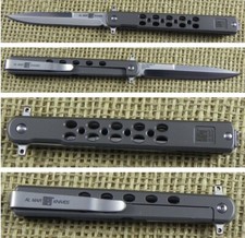 AMK4050 Al Mar Quicksteel Ultralight D2 Satin Talon Spear Point Stainless Handle