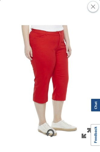 New with Tags St Johns Bay Capris Women 