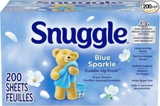 Snuggle Dryer Sheets, Long-Lasting Fresh Scent, Fabric Softener & Static Control