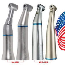 Dental Contra Angle Low Speed Handpiece Push 1:1 Fit NSK LED Optic/ NO-LED OR