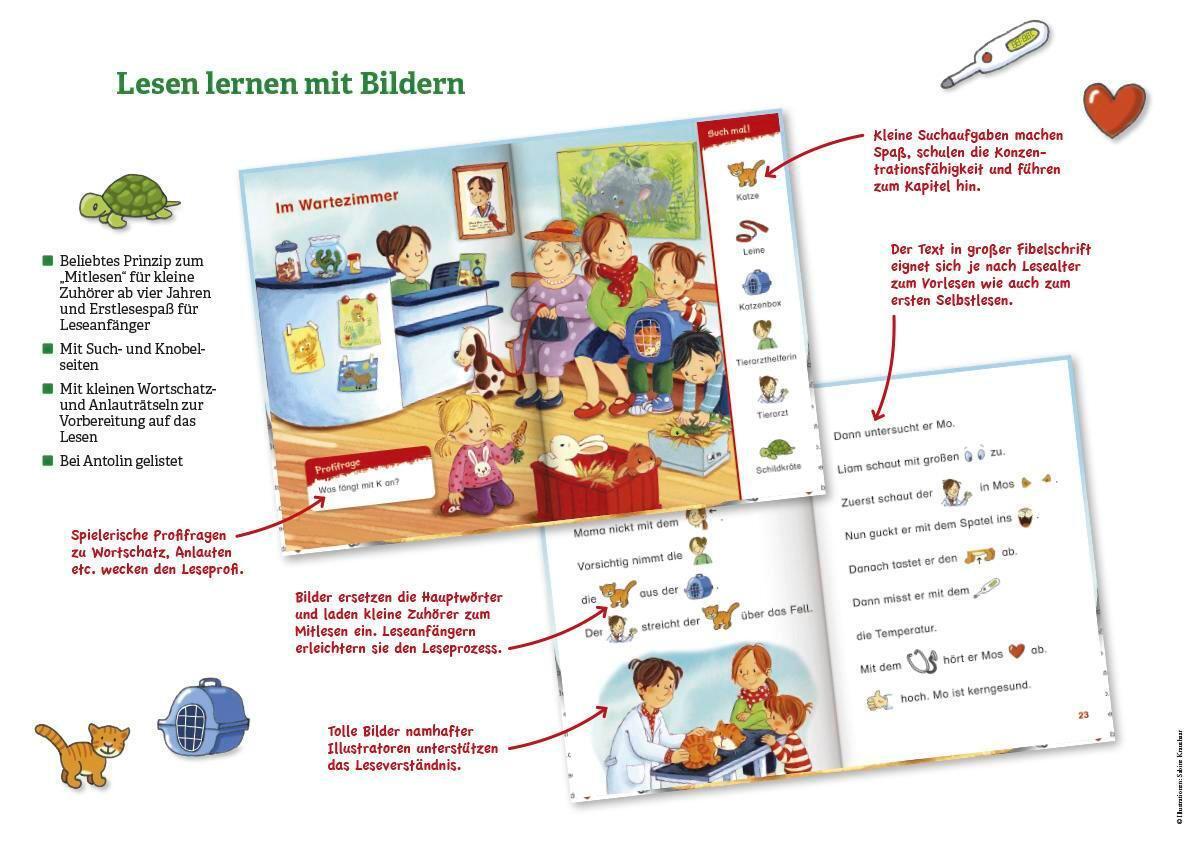 Thumbnail - Duden Leseprofi - Mit Bildern Lesen Lernen: Verrückte Tiergeschichten