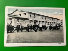 Training at Camp Dix, New Jersey NJ Postcard ~ World War I WWI, Passed by Censor