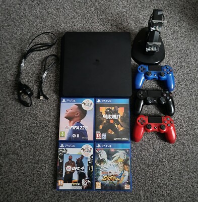 Ps4 Black Slim Bundle, 1TB Storage UK