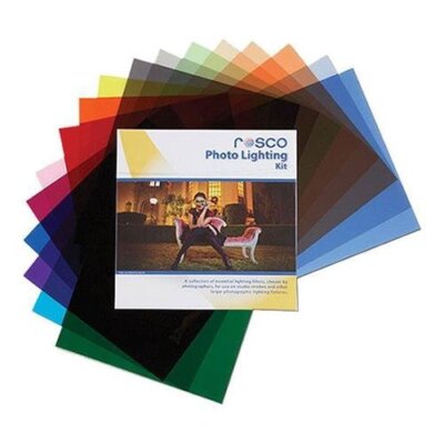 Rosco Photo Lighting Filter Kit, 12 x 12'' Sheets