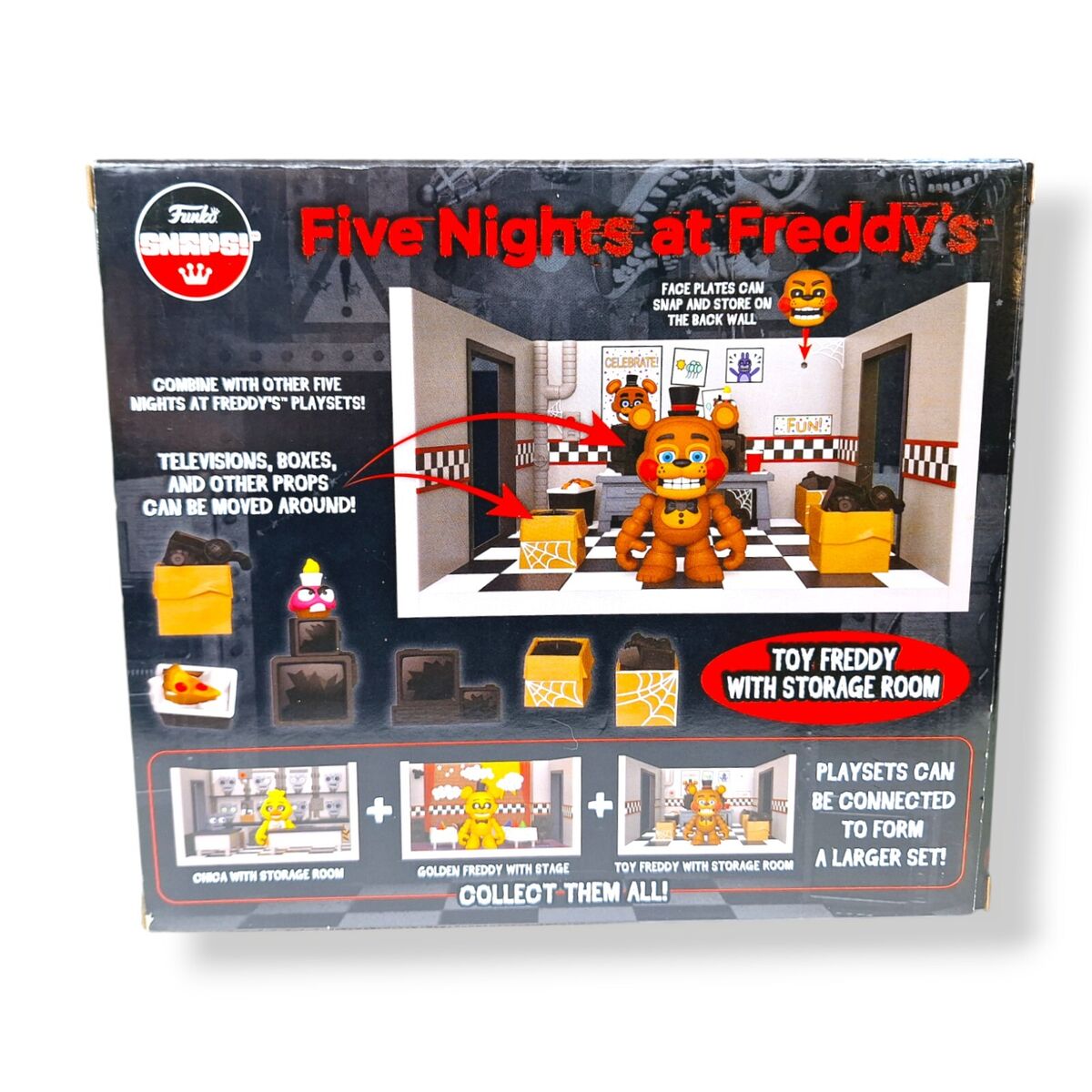 Funko Snaps FNAF Five Nights at Freddy's Toy Freddy With Funko Snaps FNAF Five Nights at Freddy's Toy Freddy With
